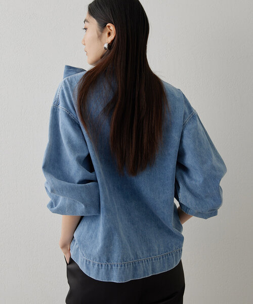 DENIMボウブラウス（シャツ/ブラウス）｜Whim Gazette（ウィム