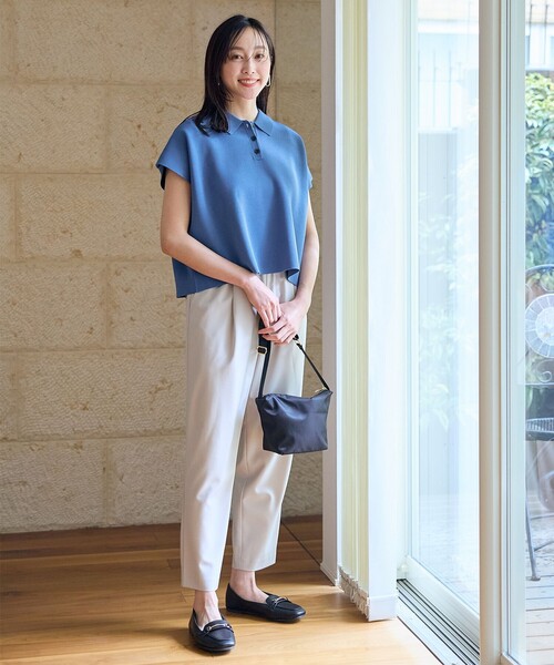 ANY(エニィ)の「【ウエストゴム】イージーケアライトストレッチテーパードパンツ(その他パンツ・レディース・ブルー系/ブラック系/グレー系/アイボリー系/グリーン系/イエロー系/オレンジ系/ダルブルー系/ベージュ系・4)」の11枚目の写真