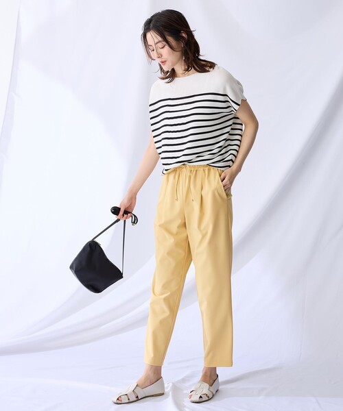 ANY(エニィ)の「【ウエストゴム】イージーケアライトストレッチテーパードパンツ(その他パンツ・レディース・ブルー系/ブラック系/グレー系/アイボリー系/グリーン系/イエロー系/オレンジ系/ダルブルー系/ベージュ系・4)」の19枚目の写真