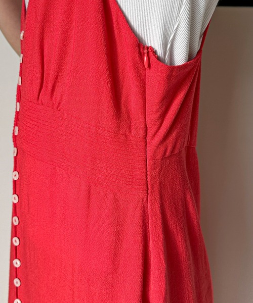 PILIT(ピリット)の「ウエストピンタック キャミワンピース(ワンピース・レディース・ブラック/レッド/ベージュ・MEDIUM)」の19枚目の写真