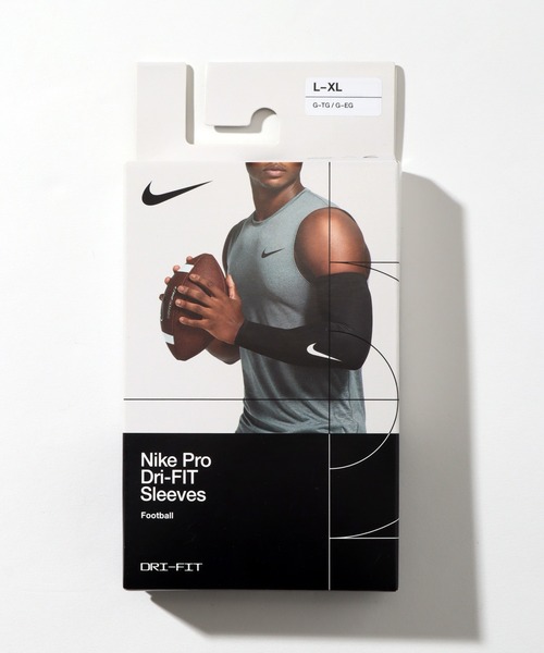 NIKE(ナイキ)の「【NIKE/ナイキ 】プロドライフィットスリーブ4.0(スポーツグッズ・メンズ・ブラック/ホワイト・L/XL/S/M)」の4枚目の写真