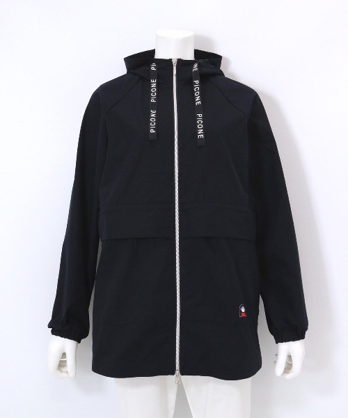 Picone CLUB(ピッコーネクラブ)の「冷感UVフーディージップブルゾン(ブルゾン・レディース・ネイビー/イエロー/ライトグレー/グリーン・L/M/S)」の3枚目の写真