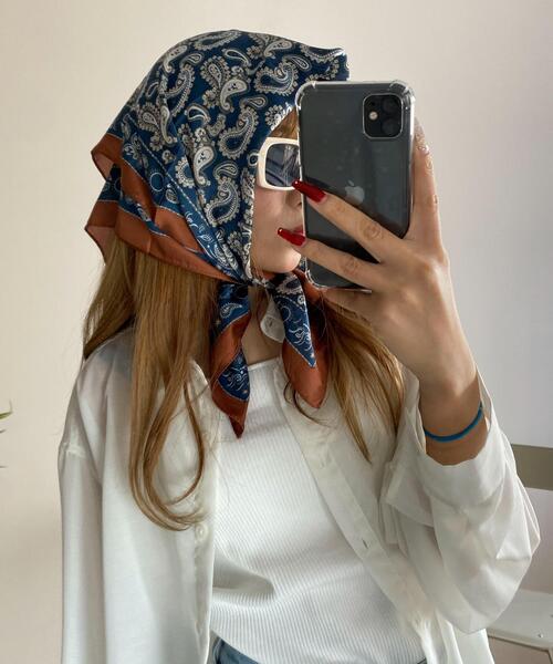 WEGO（ウィゴー）の「WEGO/アソートスカーフ（バンダナ/スカーフ・レディース・その他1/その他2・FREE）」の2枚目の写真