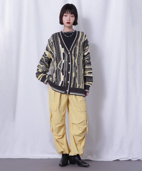カーディガン (CREOLME)ジャカードニットカーディガン レディース セール】(CREOLME)ジャカードニットカーディガン（カーディガン
