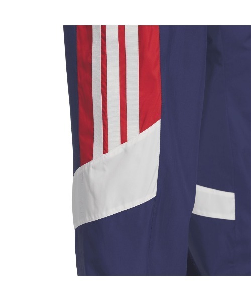 adidas(アディダス)の「アディダス adidas マストハブ ルーズフィット メッシュ裏地付き フルレングス オープンヘム ウインドパンツ(その他パンツ・メンズ・ブラック/ダークブルー・M/L/LL)」の5枚目の写真