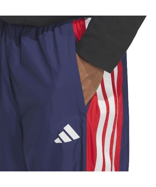 adidas(アディダス)の「アディダス adidas マストハブ ルーズフィット メッシュ裏地付き フルレングス オープンヘム ウインドパンツ(その他パンツ・メンズ・ブラック/ダークブルー・M/L/LL)」の6枚目の写真