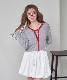 ロゴタンクセットカーディガン