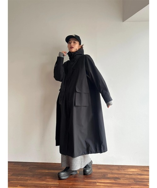TRUNC(トランクエイティーエイト)の「Waterproof Tech Coat Ⅱ(その他アウター・レディース・ブラック/ベージュ・FREE)」の19枚目の写真