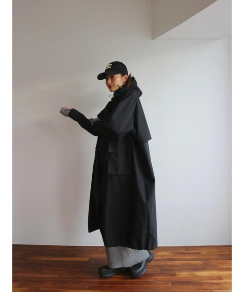 TRUNC(トランクエイティーエイト)の「Waterproof Tech Coat Ⅱ(その他アウター・レディース・ブラック/ベージュ・FREE)」の21枚目の写真