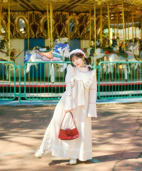 kutir（クティール）の「【クティールとレトロ】チェックリボンベレー帽（ハンチング/ベレー帽・レディース・グレー/オフホワイト/キャメル/ネイビー・FREE）」の13枚目の写真