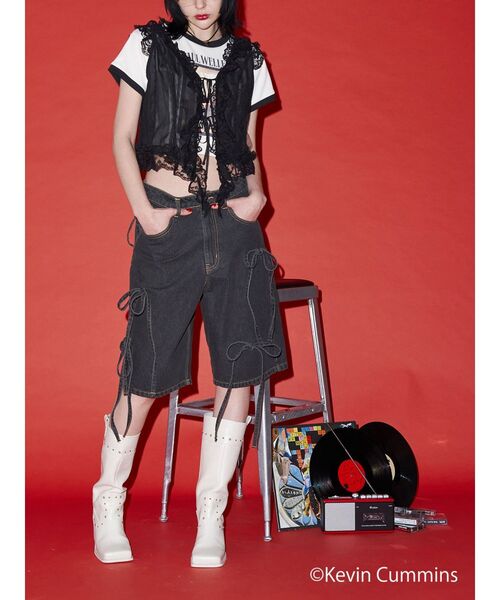 jouetie(ジュエティ)の「【KevinCummins×jouetie】フィットフォトTシャツ(Tシャツ/カットソー・レディース・ブラウン/オフホワイト/ブラック・MEDIUM)」の10枚目の写真