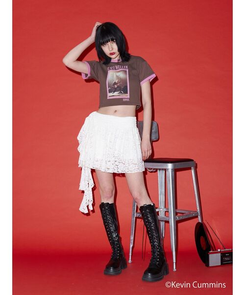 tシャツ 「KevinCummins×jouetie」フィットフォトTシャツ レディース jouetie tシャツ 「KevinCummins×jouetie」フィットフォトT