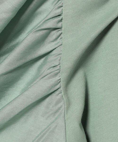 B:MING by BEAMS（ビーミングバイビームス）の「布帛切り替え ボリューム スリーブ プルオーバー（Tシャツ/カットソー・レディース・グレイッシュブルー/オフホワイト/ピンク系その他/ブラック・ONE SIZE）」の21枚目の写真