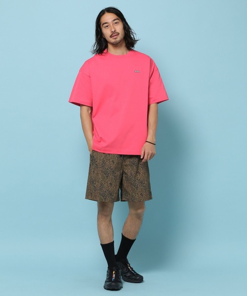 HEREIAM（ヘレイアム）の「【HEREIAM MEN】接触冷感＆吸水速乾/ワッペンロゴTEE（Tシャツ/カットソー・メンズ・ブラック/ピンク/ホワイト/ライトブルー/ライトグレー/パープル系/ブラウン系/ピンク系・LARGE/MEDIUM）」の20枚目の写真
