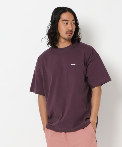 HEREIAM（ヘレイアム）の「【HEREIAM MEN】接触冷感＆吸水速乾/ワッペンロゴTEE（Tシャツ/カットソー・メンズ・ブラック/ピンク/ホワイト/ライトブルー/ライトグレー/パープル系/ブラウン系/ピンク系・LARGE/MEDIUM）」の15枚目の写真