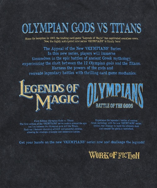 EXAMPLE(エグザンプル)の「EXAMPLE ”WORK OF FICTION” OLYMPIANS L/S TEE(Tシャツ/カットソー・メンズ・ブラック系その他・L/M/XXL/XL)」の15枚目の写真