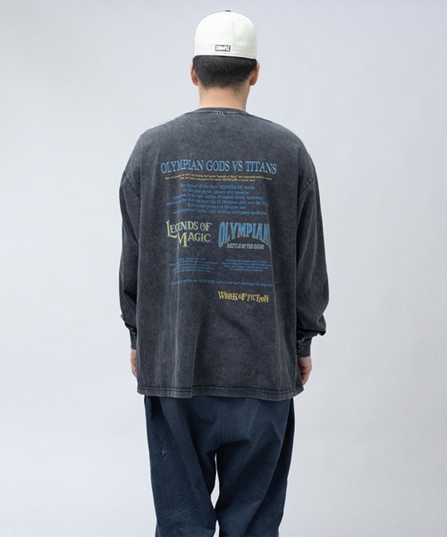 EXAMPLE(エグザンプル)の「EXAMPLE ”WORK OF FICTION” OLYMPIANS L/S TEE(Tシャツ/カットソー・メンズ・ブラック系その他・L/M/XXL/XL)」の2枚目の写真