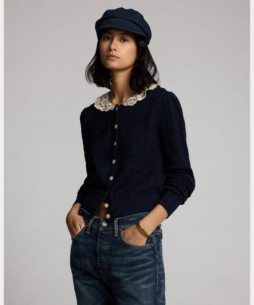 RRL（ダブル アール エル）の「ケーブルニット ポインテール