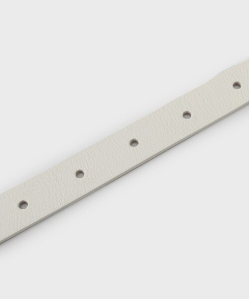 UNTITLED（アンタイトル）の「【本革 旬トレンド】ナローベルト（ベルト・レディース・ナチュラル/ブラック系5/ボルドー・99）」の8枚目の写真