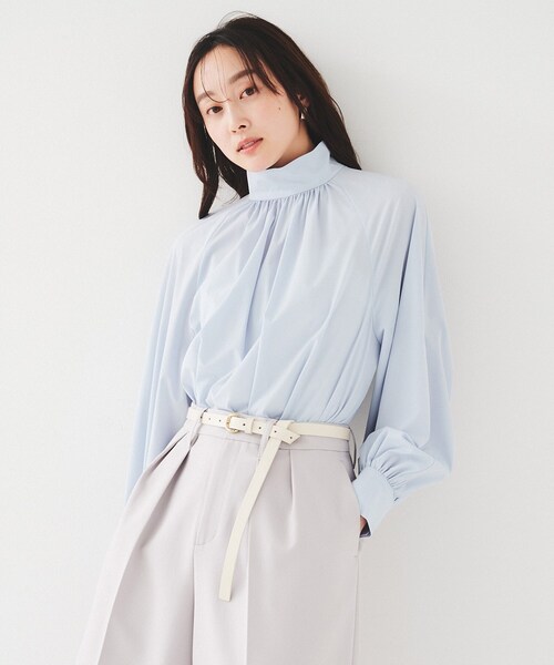 UNTITLED（アンタイトル）の「【本革 旬トレンド】ナローベルト（ベルト・レディース・ナチュラル/ブラック系5/ボルドー・99）」の9枚目の写真