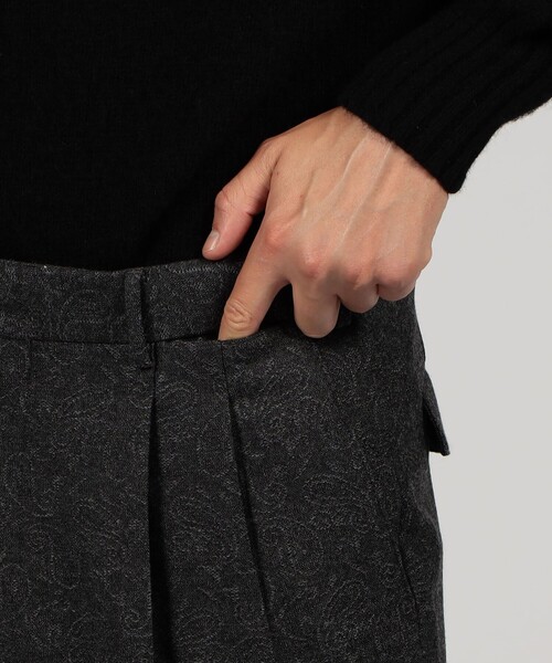 PT TORINO（ピーティートリノ）の「PT TORINO Carrot Fit ウール 2プリーツパンツ（スラックス・メンズ・グレー系その他/グリーン系その他・44）」の9枚目の写真