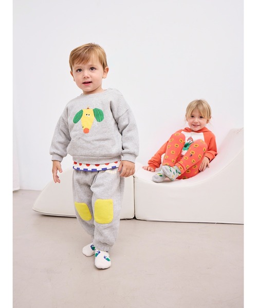 BOBO CHOSES(ボボショーズ)の「Funny Snail all over short soc(ソックス/靴下・キッズ・アイボリー・13/15 )」の4枚目の写真