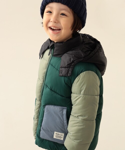 BEAMS mini（ビームスミニ）の「機能綿 フード ブルゾン 2025FW（90～150cm）（ブルゾン・キッズ・その他/ネイビー/ベージュ・140/130/90/150/120/110/100）」の13枚目の写真