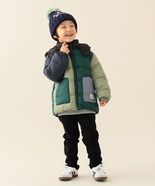 BEAMS mini（ビームスミニ）の「機能綿 フード ブルゾン 2025FW（90～150cm）（ブルゾン・キッズ・その他/ネイビー/ベージュ・140/130/90/150/120/110/100）」の18枚目の写真