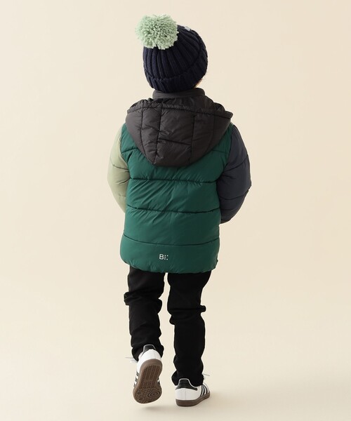 BEAMS mini（ビームスミニ）の「機能綿 フード ブルゾン 2025FW（90～150cm）（ブルゾン・キッズ・その他/ネイビー/ベージュ・140/130/90/150/120/110/100）」の20枚目の写真