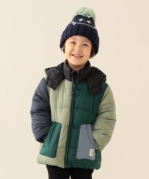 BEAMS mini（ビームスミニ）の「機能綿 フード ブルゾン 2025FW（90～150cm）（ブルゾン）」