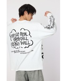 ランダムスケッチロングスリーブTシャツ