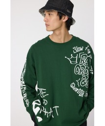 ランダムスケッチロングスリーブTシャツ