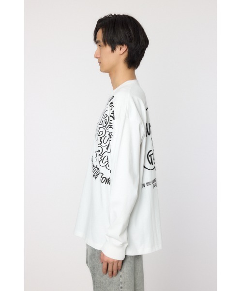 RODEO CROWNS WIDE BOWL(ロデオクラウンズワイドボウル)の「ランダムスケッチロングスリーブTシャツ(Tシャツ/カットソー・メンズ・ブラック/ホワイト/グリーン・MEDIUM/LARGE)」の22枚目の写真