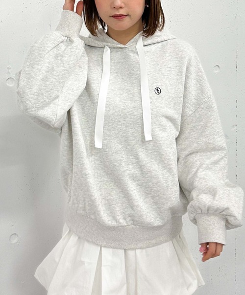 archives（アルシーヴ）の「バックプリントフーディー（パーカー・レディース・アイボリー/ブラック/グレー・MEDIUM）」の12枚目の写真