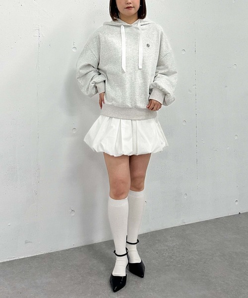 archives（アルシーヴ）の「バックプリントフーディー（パーカー・レディース・アイボリー/ブラック/グレー・MEDIUM）」の7枚目の写真