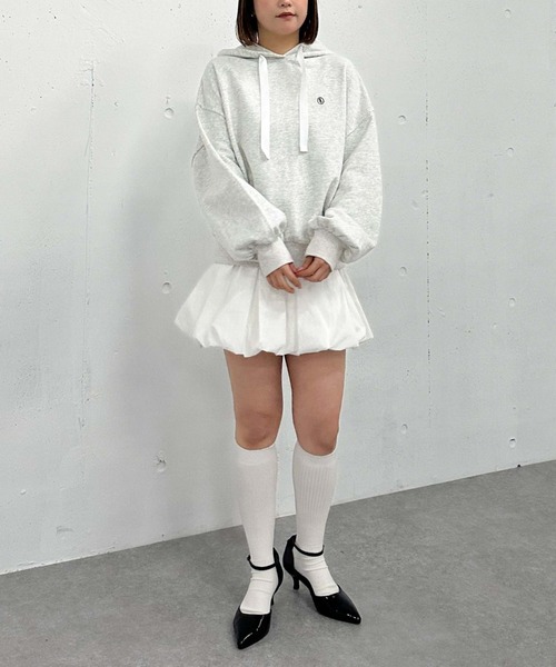 archives（アルシーヴ）の「バックプリントフーディー（パーカー・レディース・アイボリー/ブラック/グレー・MEDIUM）」の8枚目の写真