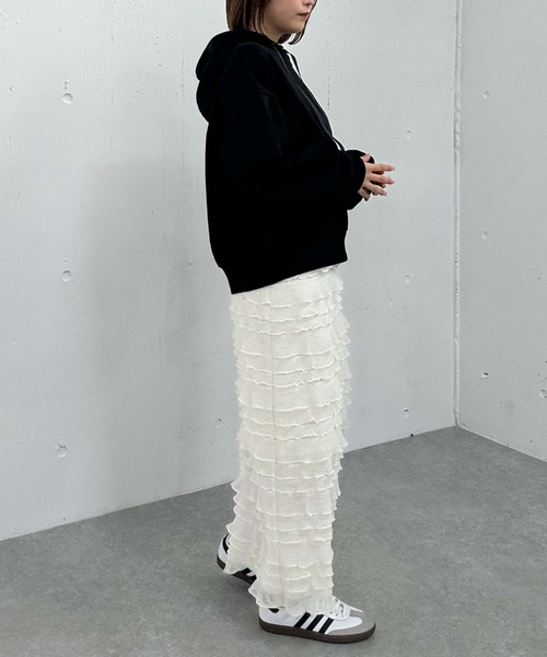 archives（アルシーヴ）の「バックプリントフーディー（パーカー・レディース・アイボリー/ブラック/グレー・MEDIUM）」の21枚目の写真