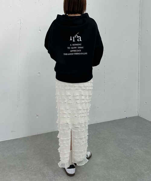 archives（アルシーヴ）の「バックプリントフーディー（パーカー・レディース・アイボリー/ブラック/グレー・MEDIUM）」の20枚目の写真