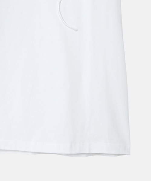 LE CIEL BLEU(ルシェルブルー)の「フラワーアップリケスリーブレスTシャツ / Flower Applique Sleveeless T-shirt(Tシャツ/カットソー・レディース・ブラック/ホワイト・FREE)」の13枚目の写真