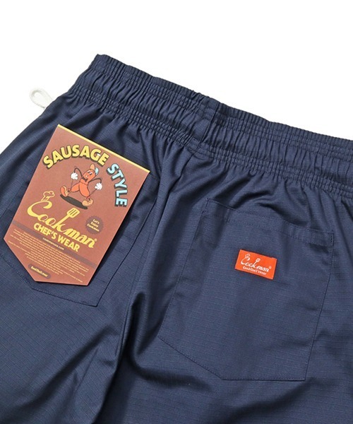 COOKMAN(クックマン)の「Cookman クックマン シェフパンツ イージーパンツ ワイドパンツ Sausage Style Ripstop Navy(その他パンツ・メンズ・ネイビー・LARGE/X-LARGE/XX-LARGE)」の5枚目の写真