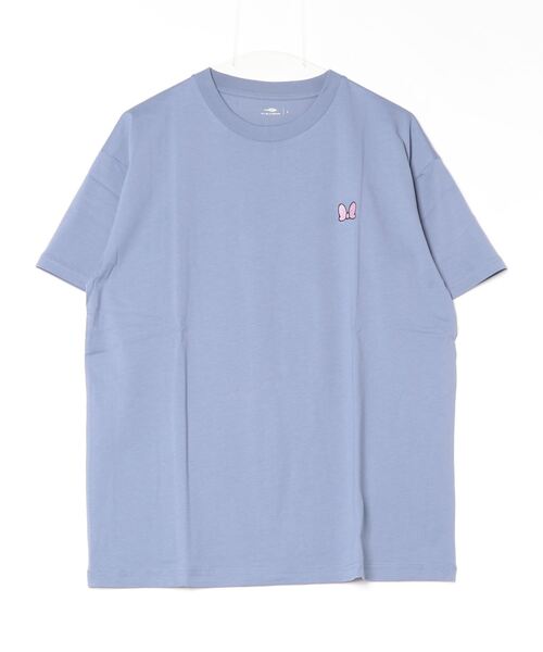 Disney（ディズニー）の「ディズニー  UVコットン グラフィックTシャツ ドナルド（Tシャツ/カットソー・レディース・パープル/ホワイト・S/M/L/XL）」の4枚目の写真