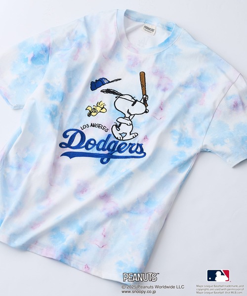 セール】【PEANUTS×MLB】オリジナルデザイン Tシャツ