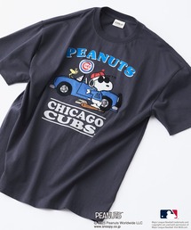 【PEANUTS×MLB】オリジナルデザイン Tシャツ ヤンキース ドジャース カブス