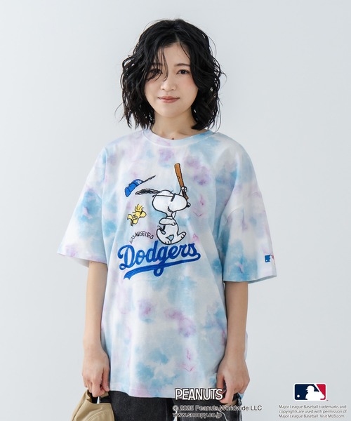 MLB ドジャース ヤンキース【PRO Standard】シェニー Tシャツ PEANUTS×MLB】オリジナルデザイン KIDS Tシャツ ヤンキース