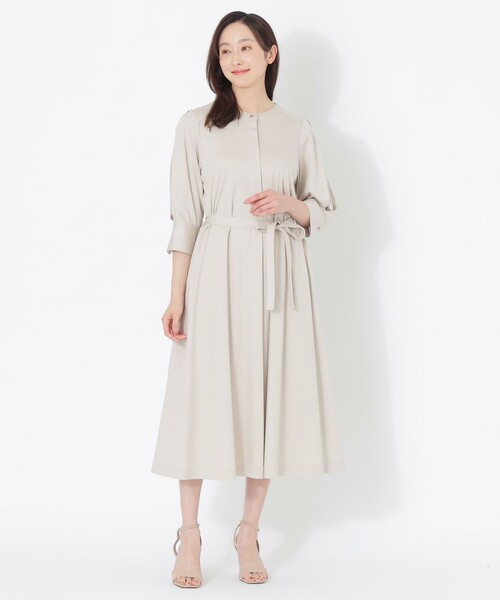 S.ESSENTIALS(エスエッセンシャルズ)の「【DRESOPHY】シルキースムースワンピース(ワンピース・レディース・ブルー系その他2/ダークネイビー・36/38)」の5枚目の写真