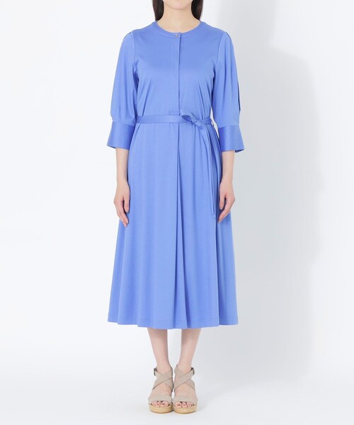 S.ESSENTIALS(エスエッセンシャルズ)の「【DRESOPHY】シルキースムースワンピース(ワンピース・レディース・ブルー系その他2/ダークネイビー・36/38)」の6枚目の写真