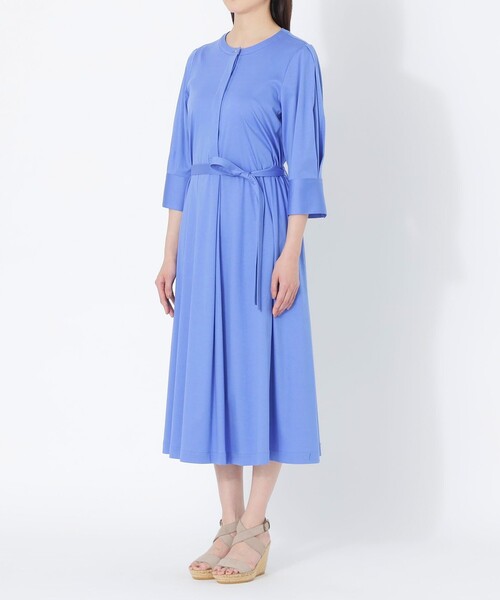 S.ESSENTIALS(エスエッセンシャルズ)の「【DRESOPHY】シルキースムースワンピース(ワンピース・レディース・ブルー系その他2/ダークネイビー・36/38)」の7枚目の写真