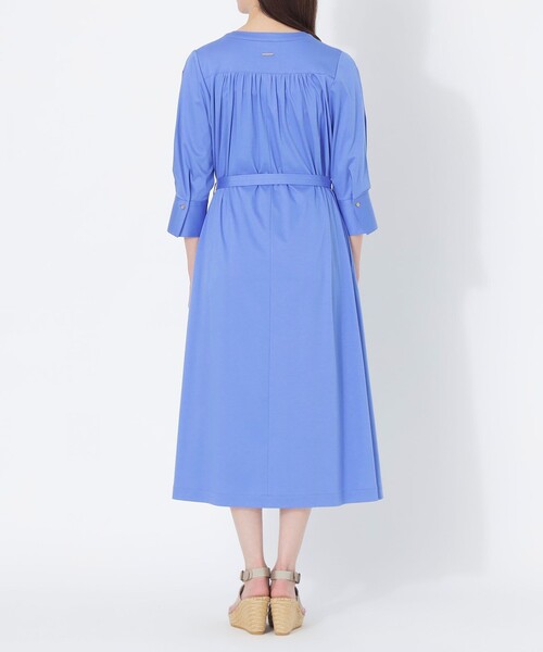 S.ESSENTIALS(エスエッセンシャルズ)の「【DRESOPHY】シルキースムースワンピース(ワンピース・レディース・ブルー系その他2/ダークネイビー・36/38)」の8枚目の写真