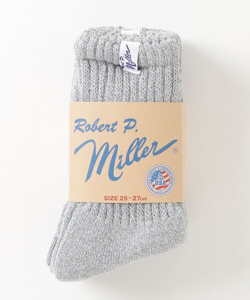 MILLER（ミラー）の「Robert P. Miller / 綿混ジャスト丈ソックス　3P / 312C（ソックス/靴下・メンズ・グレー/その他/ホワイト/ブラック・25-27CM）」の13枚目の写真
