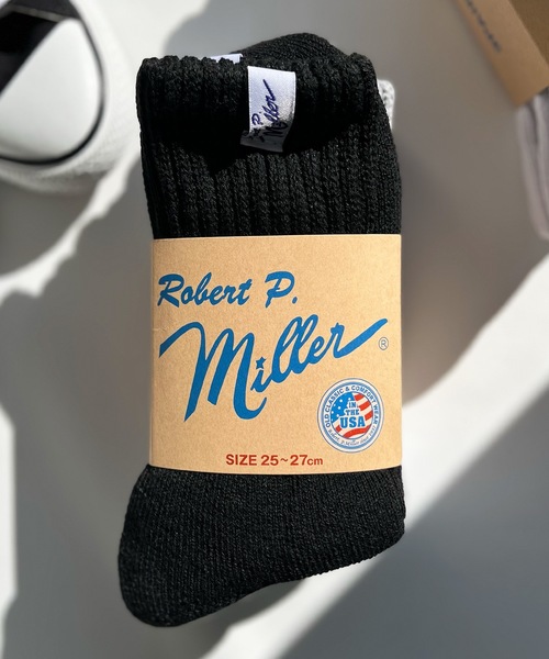 MILLER（ミラー）の「Robert P. Miller / 綿混ジャスト丈ソックス　3P / 312C（ソックス/靴下・メンズ・グレー/その他/ホワイト/ブラック・25-27CM）」の10枚目の写真